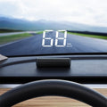 Afișaj M2 cu GPS – LED HUD USB-C | Proiecție km/h pe parbriz