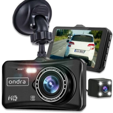ÎNREGISTRATOR VIDEO AUTO CAMERĂ AUTO FAȚĂ SPATE Meniu Ecran Tactil