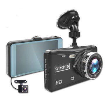 ÎNREGISTRATOR VIDEO AUTO CAMERĂ AUTO FAȚĂ SPATE Meniu Ecran Tactil