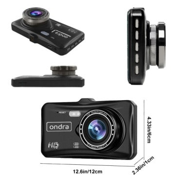 ÎNREGISTRATOR VIDEO AUTO CAMERĂ AUTO FAȚĂ SPATE Meniu Ecran Tactil