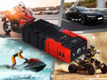 Starter BOOSTER Tracer 10000 mAh 1600A cu lanternă LED și baterie externă