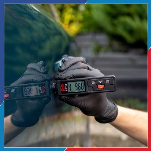 Indicator de grosime a vopselei auto e-lakiernik ET330 Oțel Aluminiu Galvanizat LCD