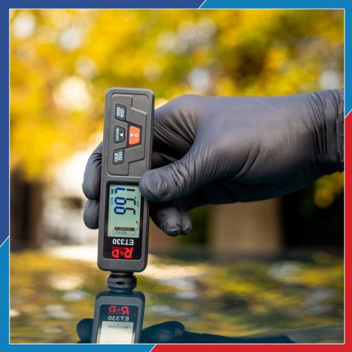 Indicator de grosime a vopselei auto e-lakiernik ET330 Oțel Aluminiu Galvanizat LCD