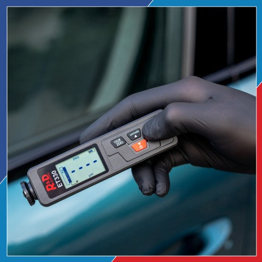 Indicator de grosime a vopselei auto e-lakiernik ET330 Oțel Aluminiu Galvanizat LCD