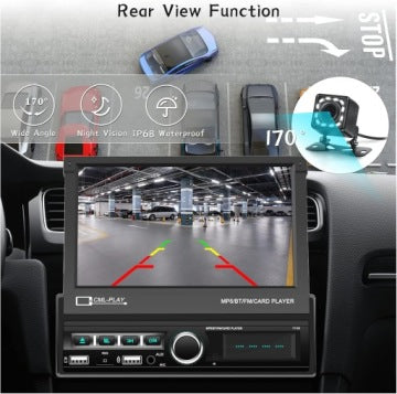 Radio auto Camecho 1 DIN cu ecran tactil de 7 inch, cameră Bluetooth