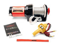 Troliu electric 1T, 12V, cu frânghie pentru remorci auto, ATV-uri
