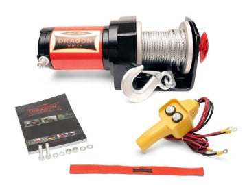 Troliu electric 1T, 12V, cu frânghie pentru remorci auto, ATV-uri