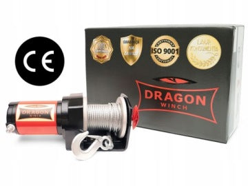 Troliu electric 1T, 12V, cu frânghie pentru remorci auto, ATV-uri