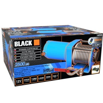 Troliu electric cu frânghie 900W 12V 1133 KG 1.1 T Troliu cu frânghie 12M