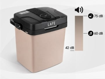 Răcitor auto LAFE USB 26L, răcire portabilă 230V 12V