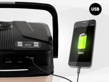 Răcitor auto LAFE USB 26L, răcire portabilă 230V 12V