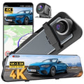 CAMERĂ AUTO ÎNREGISTRATOR VIDEO 4K 2K SONY MIRROR ÎNREGISTRATOR DE CONDUCERE