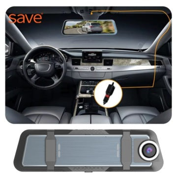 CAMERĂ AUTO ÎNREGISTRATOR VIDEO 4K 2K SONY MIRROR ÎNREGISTRATOR DE CONDUCERE