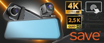 CAMERĂ AUTO ÎNREGISTRATOR VIDEO 4K 2K SONY MIRROR ÎNREGISTRATOR DE CONDUCERE